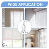 THKO 10pcs Valance Clips, Clear Window Valance Blind Clips Stable