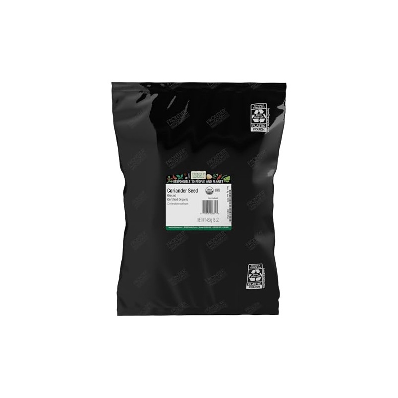 Frontier Herb Bulk Coriander Seed Organic Ground, 1 Pound