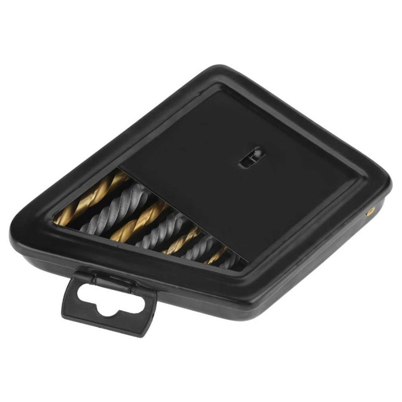 YUMILI 10 Piece Screw Extractor and Left Handed Cobalt Drill