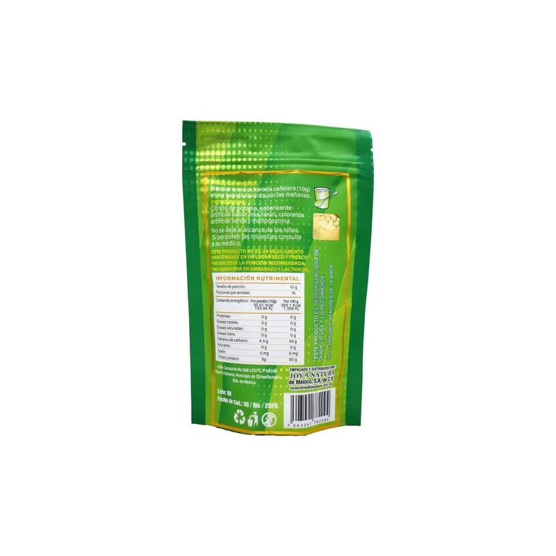 Cit-pot Citrato De Potasio Joy Natura Lima Limón 150 Gr