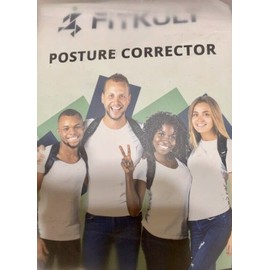 FITKULT Posture Corrector Over Shoulder Brace One Size Unisex New