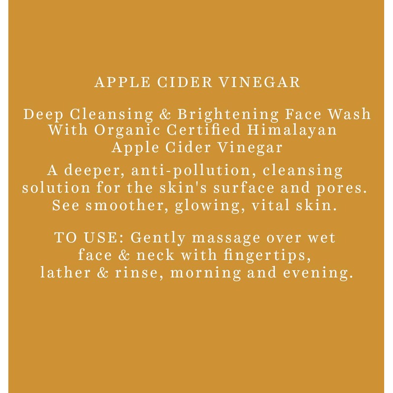 Biotique Apple Cider Vinegar Deep Cleansing Face Wash, 150 ml