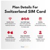 travSIM Switzerland SIM Card | 10GB Data SIM - 15