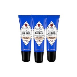 Jack Black Intense Therapy Lip Balm, 0.25-Oz., Pack of 3 – Shea Butter & Vitamin E, SPF 25 Sun Protection, Lip Moisturizer, Hydrating Lip Balm with SPF, | Jack Black