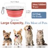 Pawaboo Collapsible Dog Bowls 2 Pack, Silicone Feeding Watering Bowls