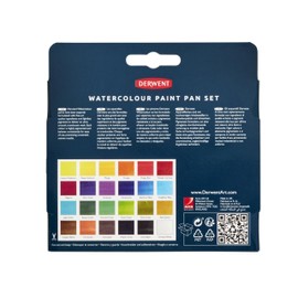 Derwent - WATERCOLOUR PASTIL RAINBOW CASE 24 COLORS