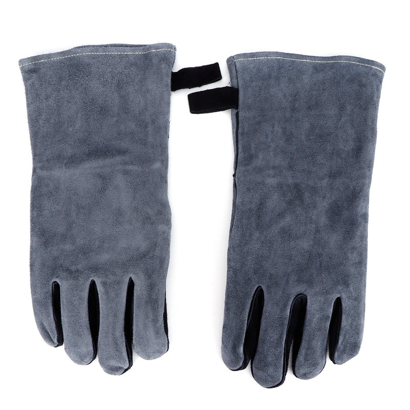 Welding Gloves Stitching Heat/Fire Resistant Mitts for BBQ Oven Grill