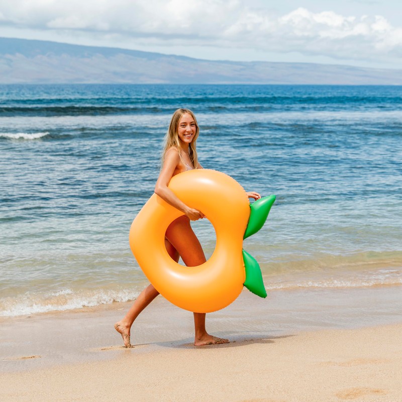 PoolCandy Inflatable 40" Peach Pool Tube