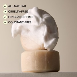 Leaf Shave | Leaf Shaving Soap Bar - All-Natural, Fragrance-Free Soap for Grooming and Skin Preparation for Women & Men, 1.5 oz - Unscented, 2-Pack
