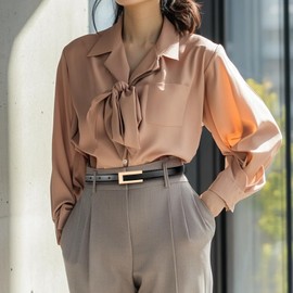 Macoking Women's Belt, Fashionable, Leather Belt, Gold Buckle, School Uniform, Women's, Business, Uniform, Thin, Black