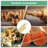 M METERXITY 20-Pack Brass Rod, 0.7mmx300mm H65 Solid Brass Round