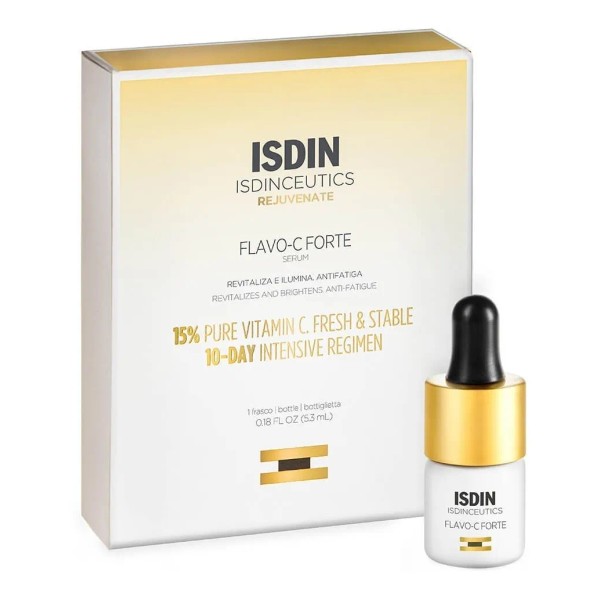 Isdinceutics Flavo-C Forte Sérum Concentrado, Ampolla 5.3 ml, Todo Tipo