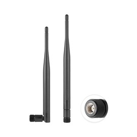 POBADY 2PCS 4G LTE Antenna Cellular 5dBi RP-SMA Male Antenna Compatible with 4G LTE Wireless Cellular Hotspot Router Gateway Industrial IoT Router Modem