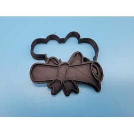 Graduation Scroll Diploma Cookie Cutter & Stamps