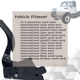 Seeklf Accelerator Gas Pedal & Sensor Assembly Fit for 2002-2016 IC Corporation International 3200 4200 4300 4400 7300 7400 7500 7600 7700 8600 ProStar, Replaces 577.55578 2606578C91 699-5103