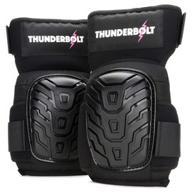 Thunderbolt Womens Knee Pads for Work - Black Design, Comfortable Fit, Ideal for Physical Activities - Style: Black