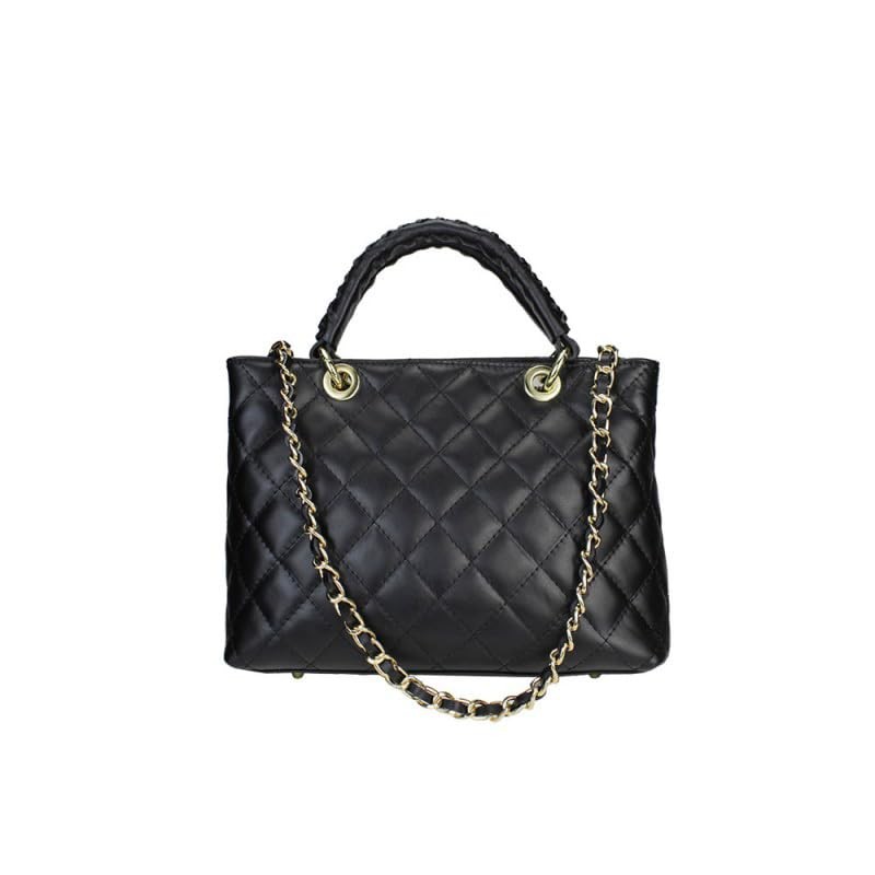 FrasiBags Genuine Quilted Leather Women's Leather Handbag Quilted Handbag Made