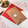 72 Pcs Wax Seal Stickers Flower Rose Envelope Stickers, Light