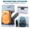 2 PCS TSA007 Zipper Luggage Locks, Suitable for Luggage,Backpacks, Handbags,