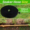 Flat Garden Soaker Hose - 100FT Save 80% Water Drip