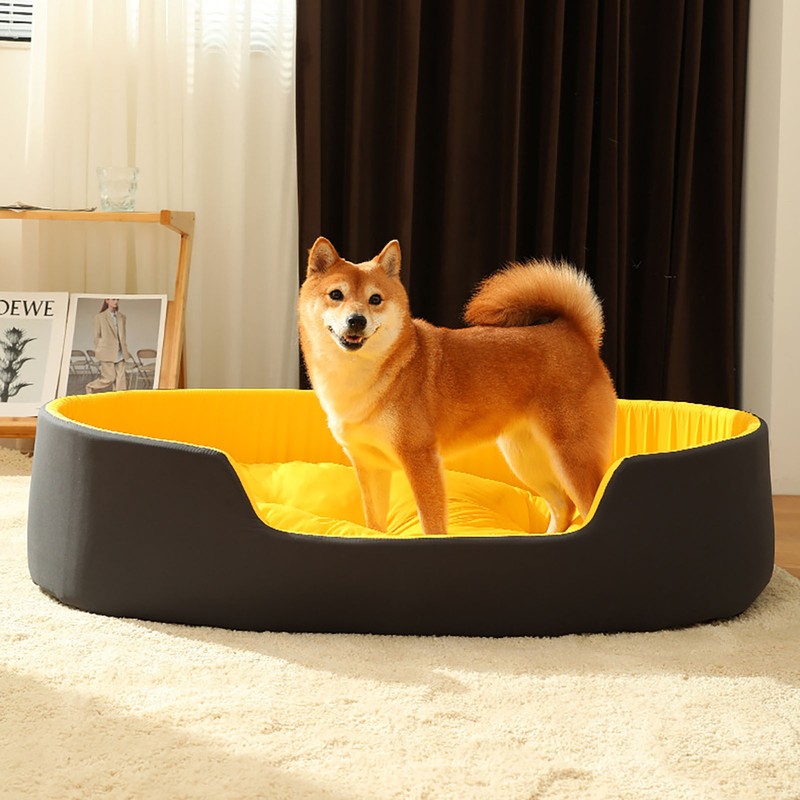 Pet Nest Bed Large Space Soft Comfortable Warm Pet Sleeping