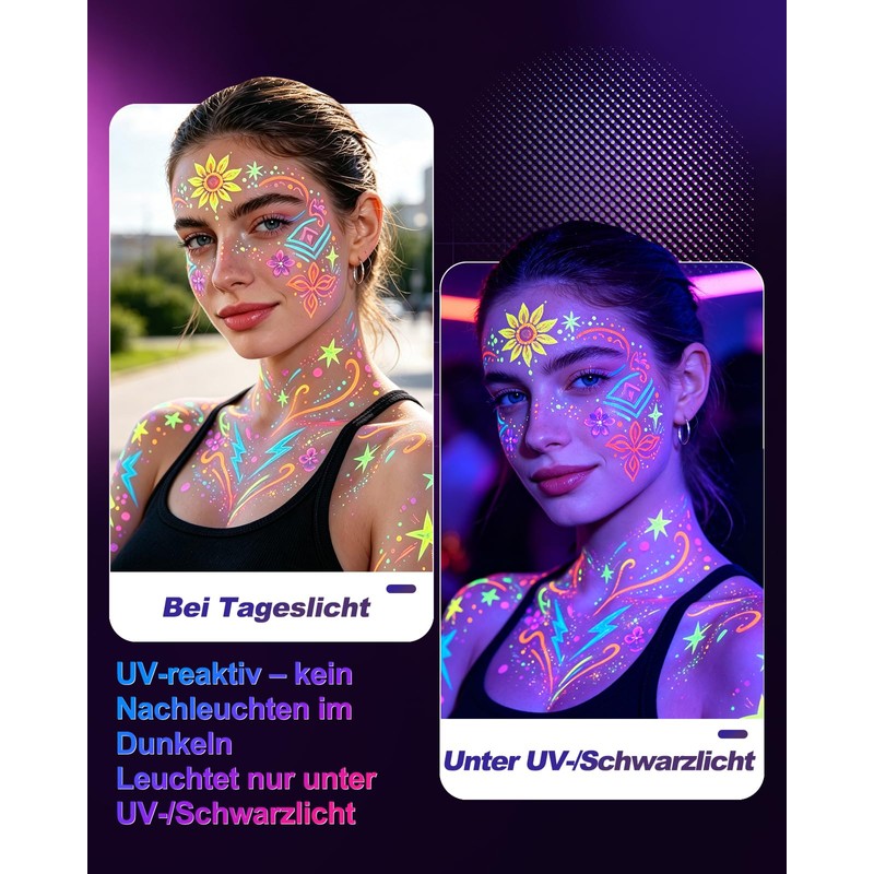 Sovano UV Makeup Pens for Face & Body 8 Double