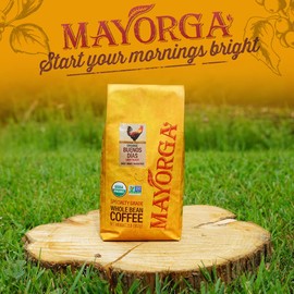 Mayorga Coffee Buenos Días Blend, 2 lb bag - Light Roast Coffee - Organic Coffee - 100% Arabica Whole Beans - Sweet Passion Fruit Notes, Smooth Finish - Specialty Grade, Non-GMO, Direct Trade