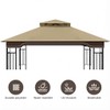 Replacement Gazebo Canopy for 10x12 Regency II Model L-GZ798PST |