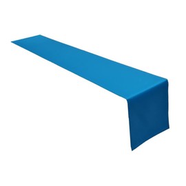 Lemos Home Table Runner, Table Linen Made from 100% Cotton, Concept Collection, Choice of Colours and Sizes (Table Runner - 40 x 250 cm, Sky Blue)