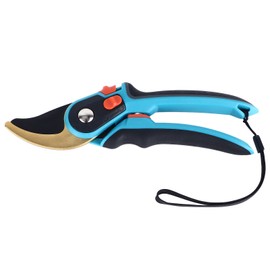 Tree Pruning Shears SK5 Steel Reduce Fatigue Trimming Professional Gardening Scissors Golden
