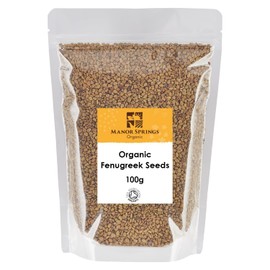 Organic Fenugreek Seeds 100g by Manor Springs Organic