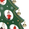 Wooden Christmas Tree Desktop Ornament Shatterproof Safe Eco Friendly Wooden