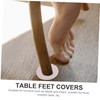Tofficu 2sets Felt Chair Foot Cushions for Hardwood Floors Mute