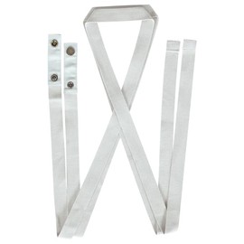 Chef Works Unisex Lockharte Bib Apron Straps, Ecru, One Size