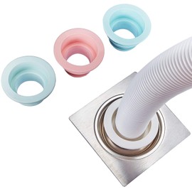 Outus 4 Pieces Drain Tube Hose Seal Deodorant Silicone Plug Sealing Plug Sewer Seal Ring Washing Machine for Bathroom Kitchen Cleaning Tools