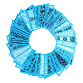 Ipetboom Nail Stickers Women 48 Styles Nail Art Sticker Pack French Tip for Girls