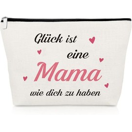 Weiß Make-Up Taschen Mama, Geschenk für Mama, Mama Geschenk Weihnachten,Mama Geschenk, Valentinstag für Mama, Geburtstagsgeschenk für Mama, Muttertagsgeschenke für Mama