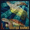 Outer Banks, North Carolina, Sea Turtle Mosaic (Absorbent Ceramic Coasters