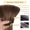 Mocona Clip in Hair Extensions Real Human Hair, 20 Inch