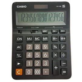 Casio GX-16B Calculators, Black