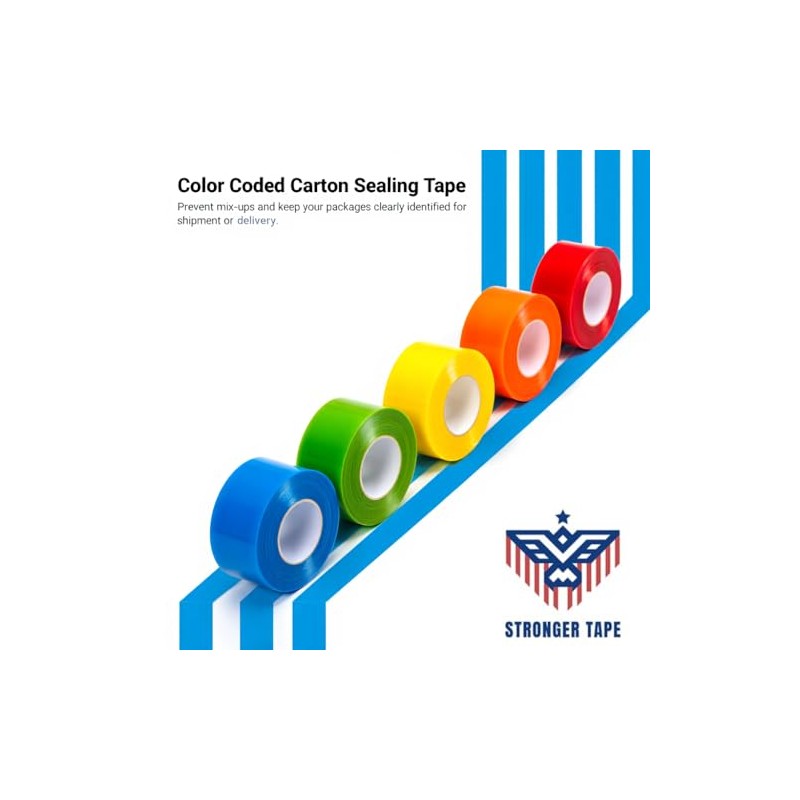 Black Carton Sealing Tape, 2 x 110 Yard, 2.0 mil