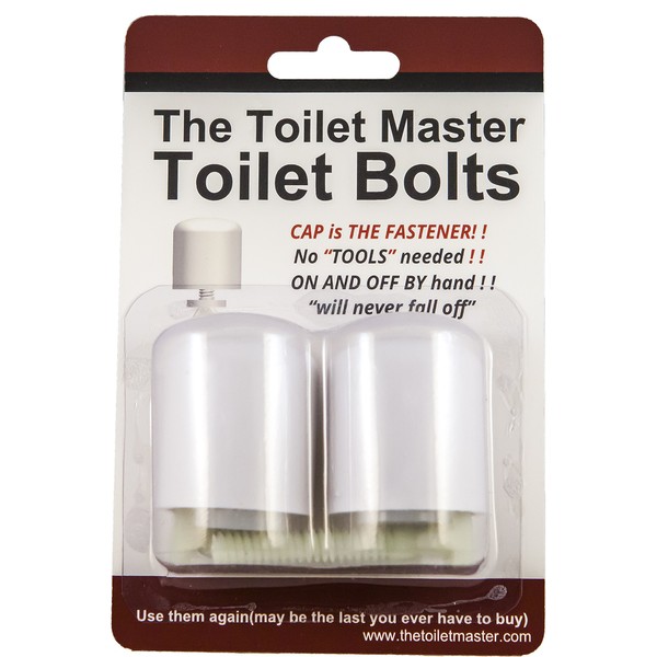 The Toilet Master Toilet Bolts is a No Tool, No