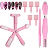 Pink nail cat child magnet set of 8, 1 set, pink / 핑크 네일 고양이 아이 자석 8종 세트, 1세트, 분홍색
