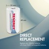 Tenergy Combo: 4 pcs Premium D Size Rechargeable Batteries High