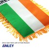 Anley 4 X 6 Inch Ireland Fringy Window Hanging Flag