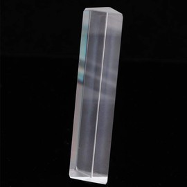 Prisma Triangular de Vidrio óptico Prisma de Vidrio óptico K9 para Decoración Física Educación Enseñanza a los Niños de 15x15x87mm (15x15x87mm)