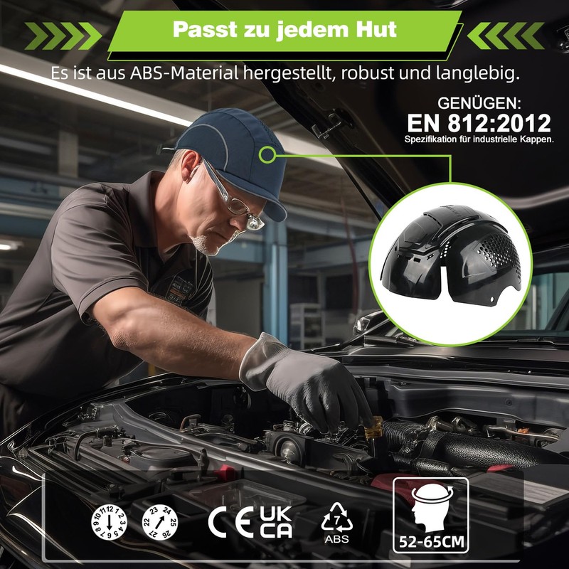 GREEN DEVIL Matrix Lite Head Protection Bump Cap Universal Safety