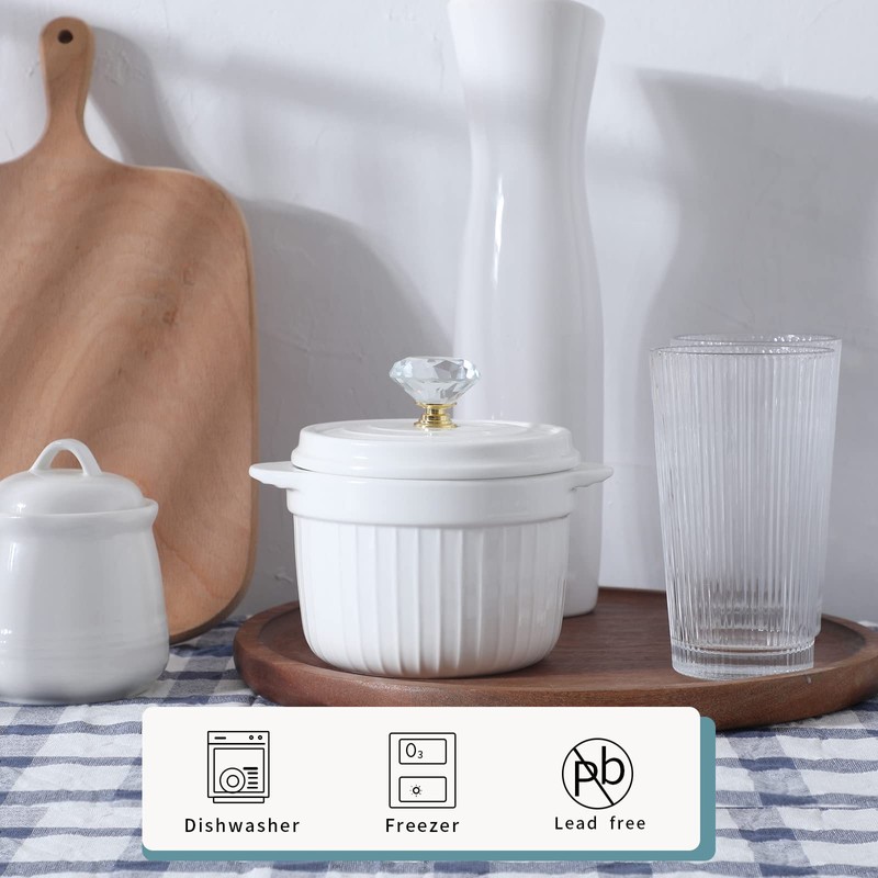 Bacon Grease Container Keeper with Crystal Lid and Strainer, 17