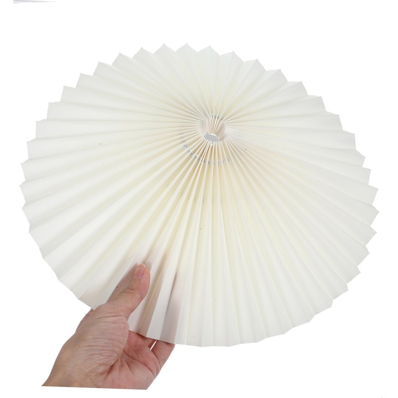 CHILDWEET Mushroom Pleated Lampshade - Fabric Drum Light Shade for