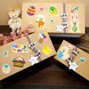 KEELYY Pack of 8 Easter Eggs Stickers, Easter Stickers, Easter